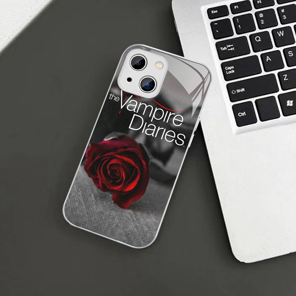 The Vampire Diaries TV For IPhone 14 13 12 Mini 11 Pro XS Max X XR 14 Plus Tempered Glass Cover