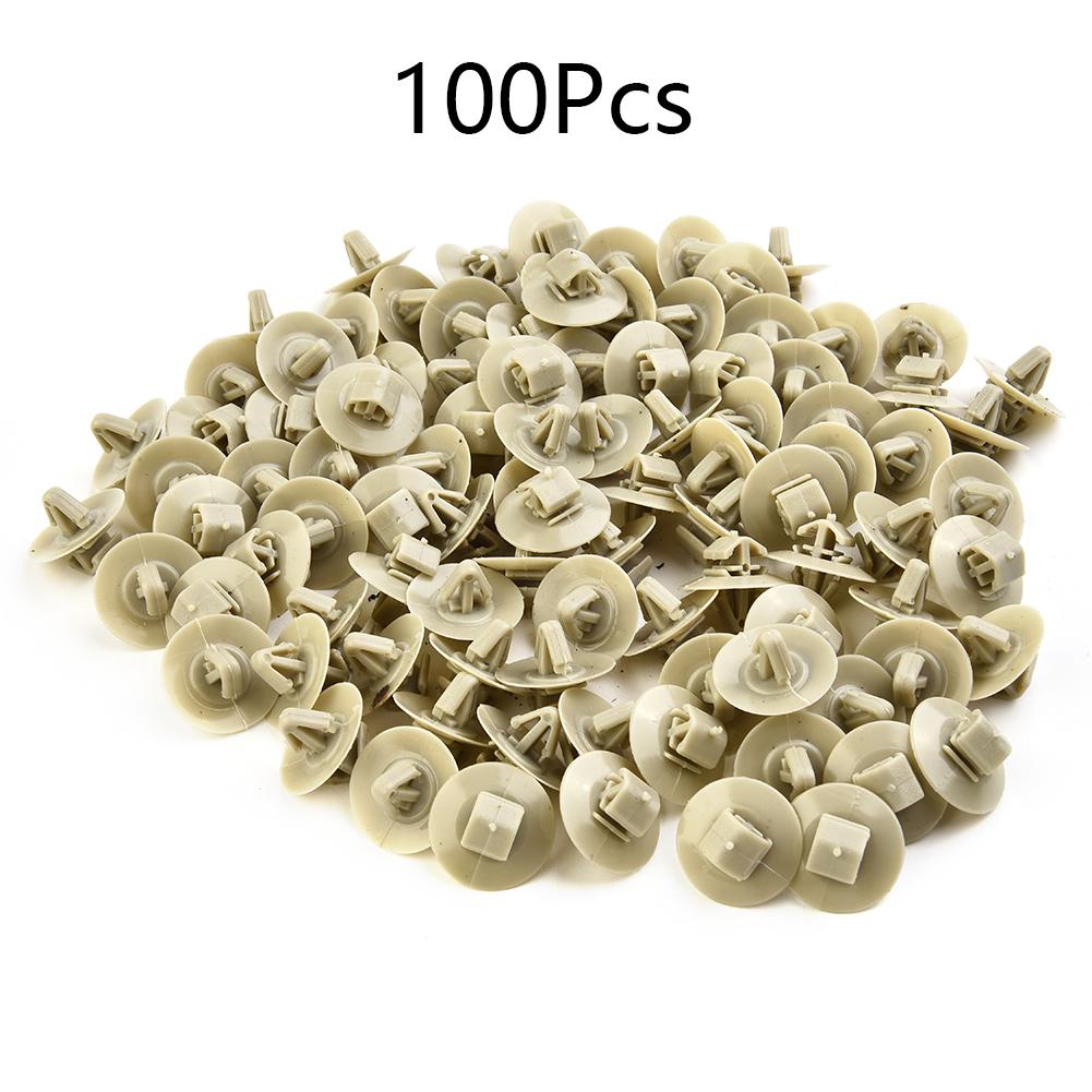 

Brand New Fashion Car Clips Clips Car For Renault Trafic Decoration Side Moulding Gray Parts Plastic 100Pcs/Set China Mainland