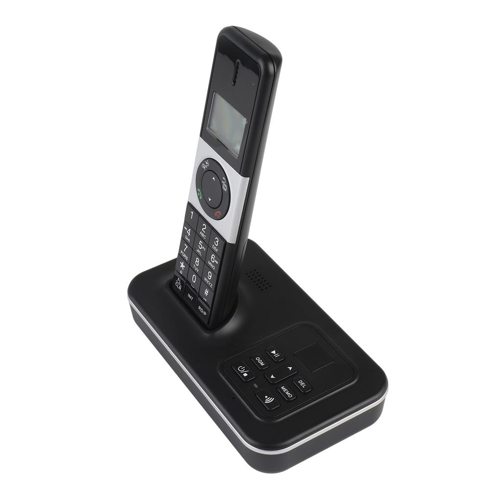 D1002 TAM-T 3-Handset Cordless Phone with Answering Machine Caller ID/Call Waiting 1.6 Inch LCD 3 Lines Screen Display Rechargea