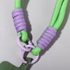 Candy Colors Phone Wrist Straps Woven Mobile Phone Wrist Rope Cellphone Anti-Lost Lanyard  Car Key