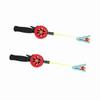 2Pcs Crab Fishing Rod Ice Fishing Pole with Shrimp Clamp Accessories Random Color