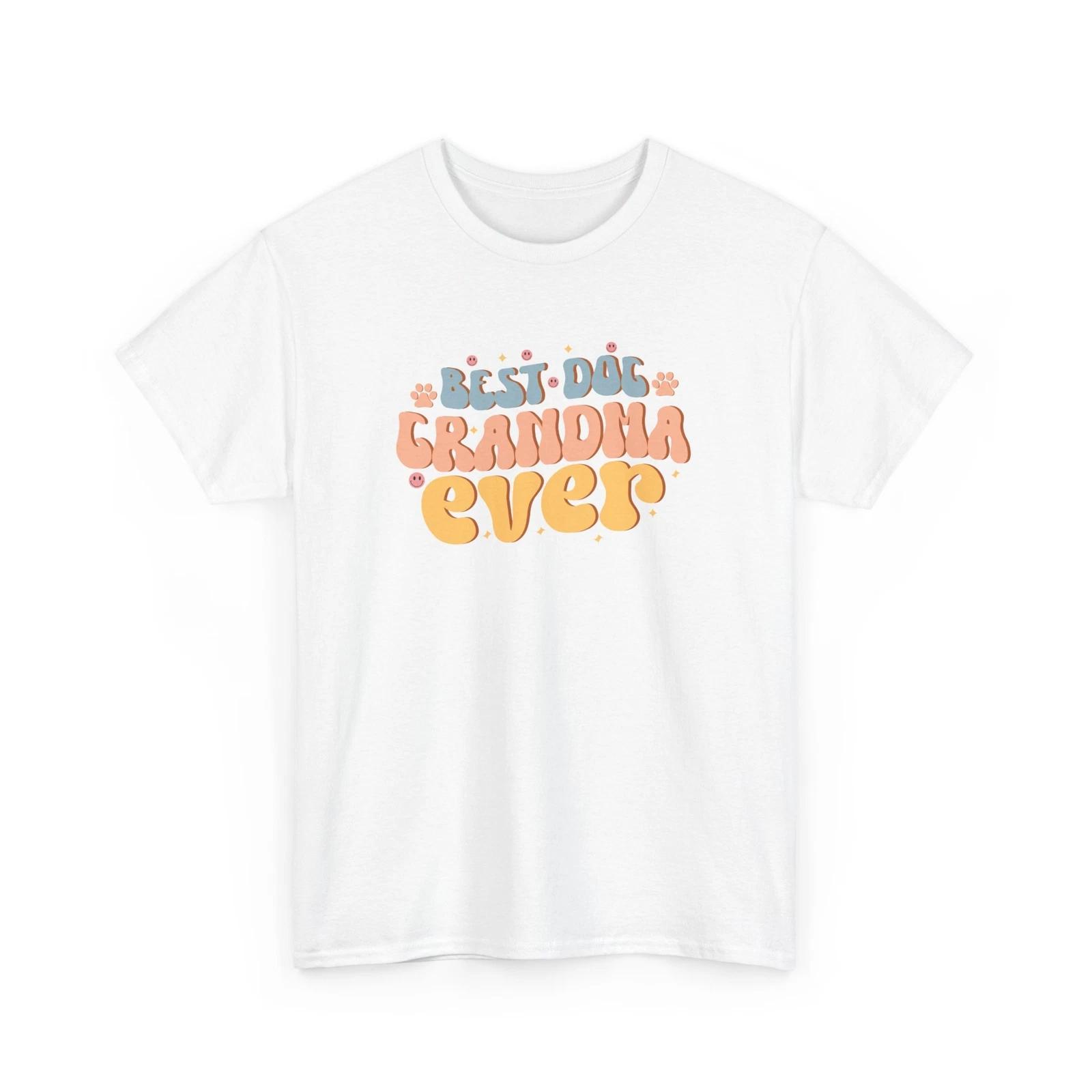 Best Dog Grandma Ever T-Shirt – Funny Puppy Lover Graphic Tee | Dog Shirt 2XL