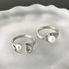 Retro Ring Women'S Niche Design Sense Silver Open Index Finger Fashion Personality Temperament Advanced Sense Cold Wind Ring