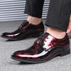 "New Four Seasons Men's Pointed Toe Formal Shoes – Trendy Large Size British Style Men's Shoes"
