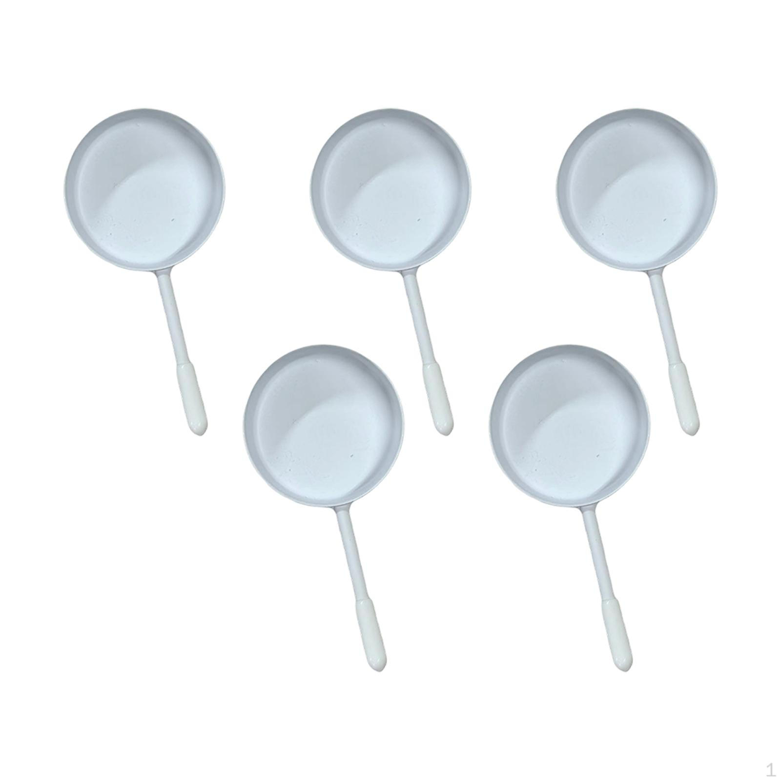 

5 Candle Spoons, Essential Oil Burner, Metal Tray, Holder for Office, Spa, Living Room белый