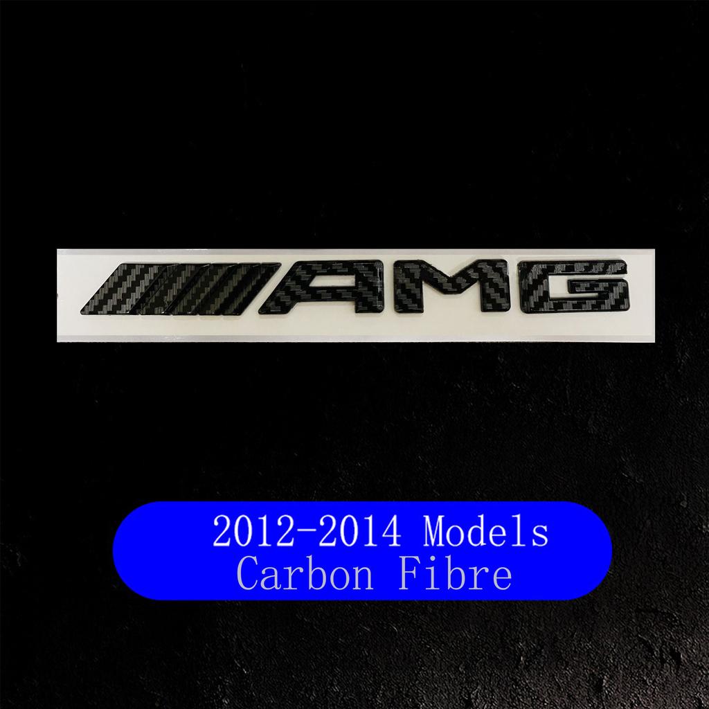2025 Hot AMG Logo Car Tail Trunk Auto Emblem Sticker Accessories For Mercedes Benz Brabus Smart Maybach W204 GLC CLA W205 W203 W