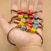 Stylish Handmade Ceramic Beaded Bracelet Craft Supplies for Trendy Outfits Enhancement Suitable for Everyone Use