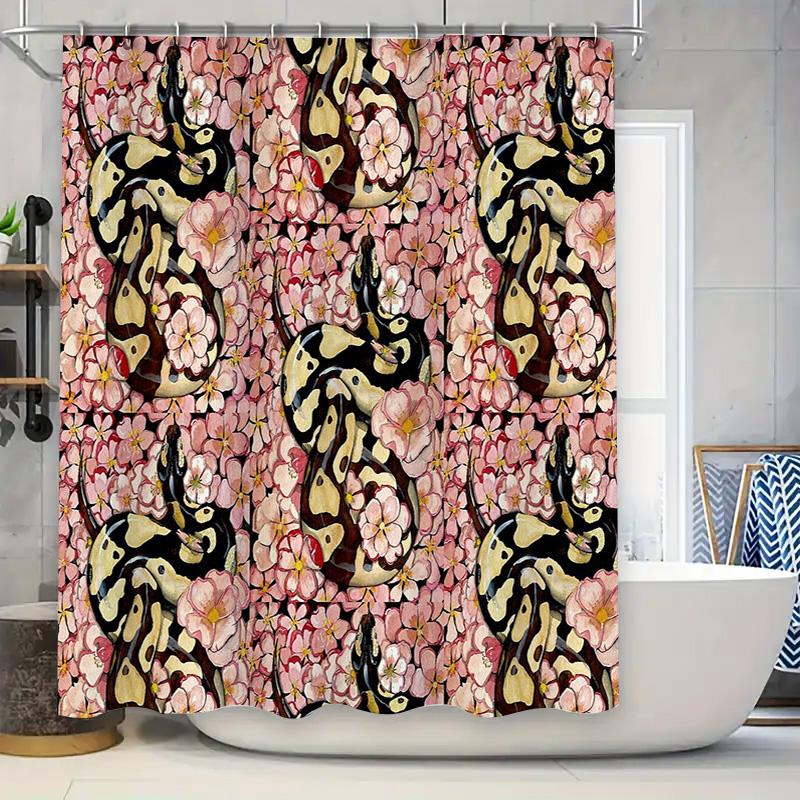 

Japanese Wave Shower Curtain Ocean Blue Art Washroom Decor Sea Wave Pattern Bathroom Curtains Waterproof Home Textile W60H190(CM)-1 Pcs