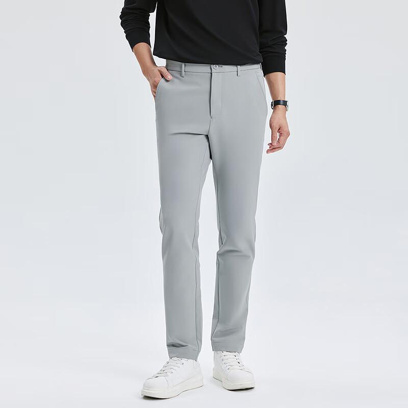 SEPTWOLVES Men's Straight-Fit Anti-Wrinkle Casual Pants