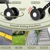 Double Pet Stroller For Dogs Cats Foldable Travel Carriage Detachable Carriers Safety Belts 4 Lockable Wheels Heavy Duty Load