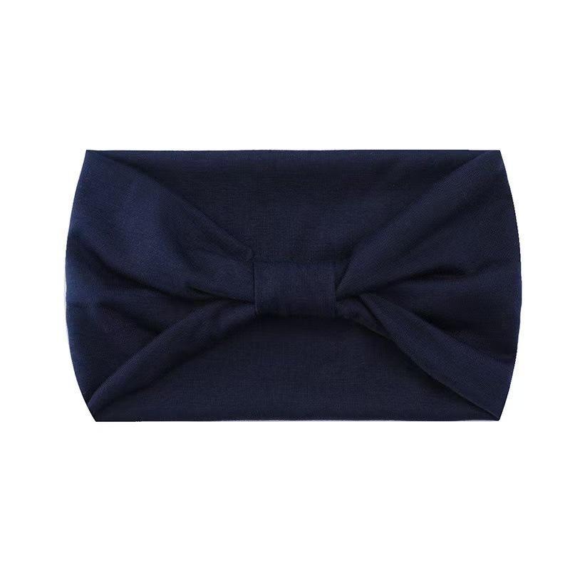 Solid Color Elastic Sport & Yoga Headband - Sweat-Absorbing Wide Edge Hair Tie & Fashion Accessory