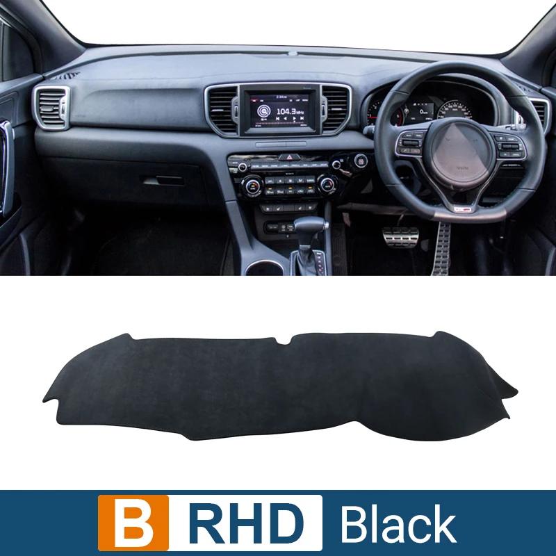 Car Dashboard Cover For Kia Sportage 4 QL 2016 2017 2018 trument Desk Sun Shade Mat Dash Non-slip Accessories
