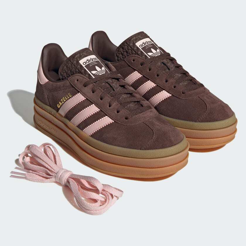 JI0326 adidas Originals Gazelle Bold Auburn Icey Pink Gum (Женский) 6.5W