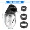 VekAuto Motorcycle Air Filter 26/35/42/48mm ID 140x700mm Motorcycle ATV Durable Aluminum Alloy Silver Tone