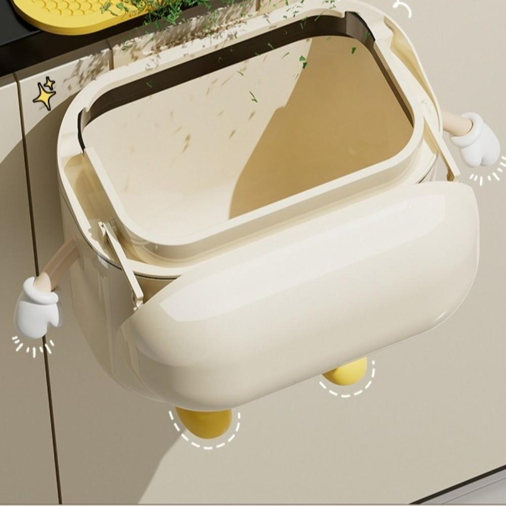 9L/12L Litter Bins Cartoon Wastebasket Cute Recycle Bin  Bathroom