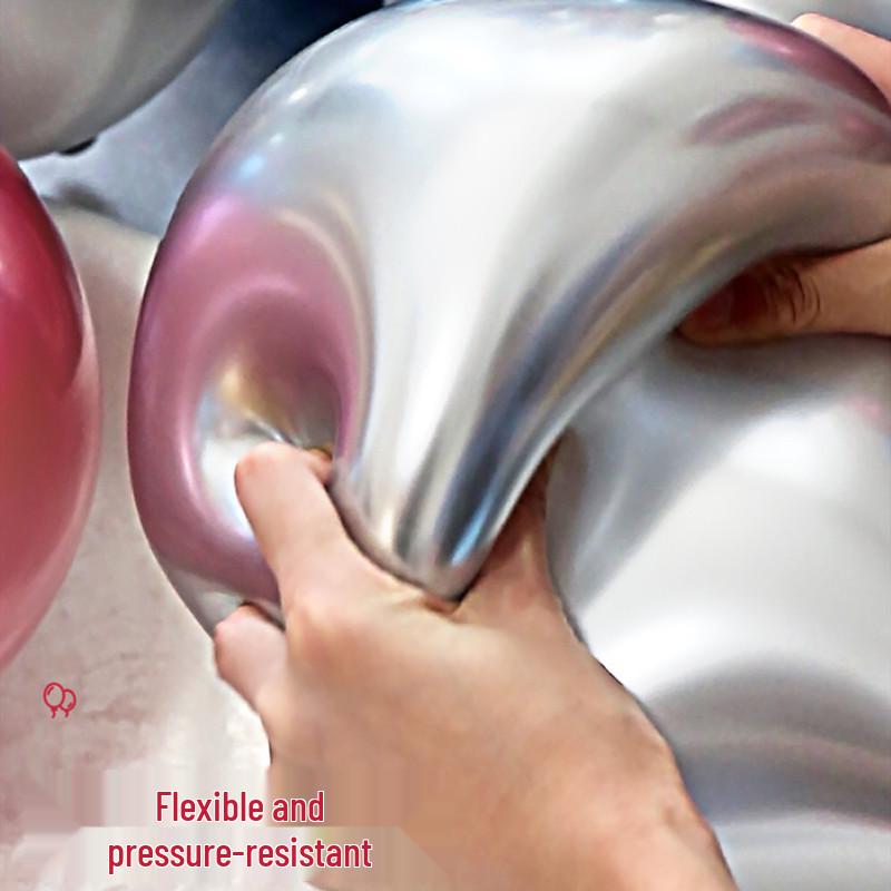 Metallic Red & Gold Balloon Set for Wedding & Celebration Decor