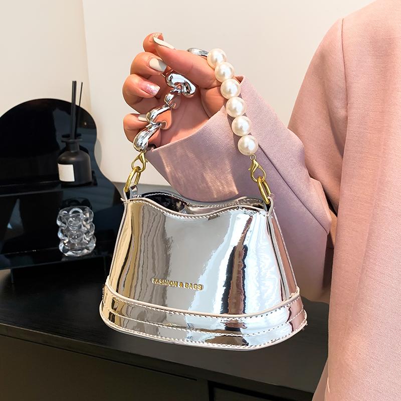 Geantă din piele lăcută pentru femei, primăvară, vară, genți de seară perfecte, noi genți de mână mini populare pentru petrecere