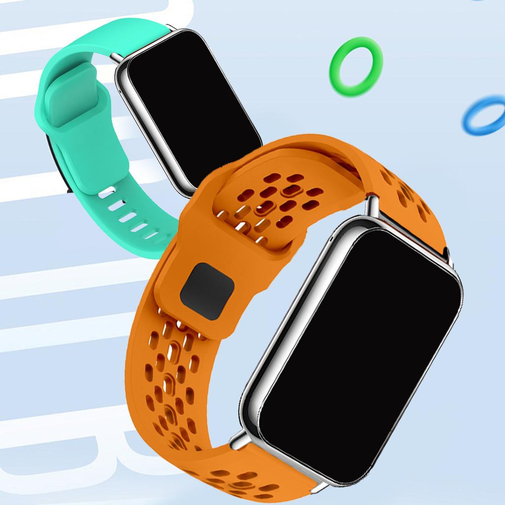 Sport Silikon Ersatzarmband für Xiaomi Mi Band 9 Pro/8 Pro Weiches Atmungsaktives Armband für Redmi Watch 6/5/4 Armband Correa