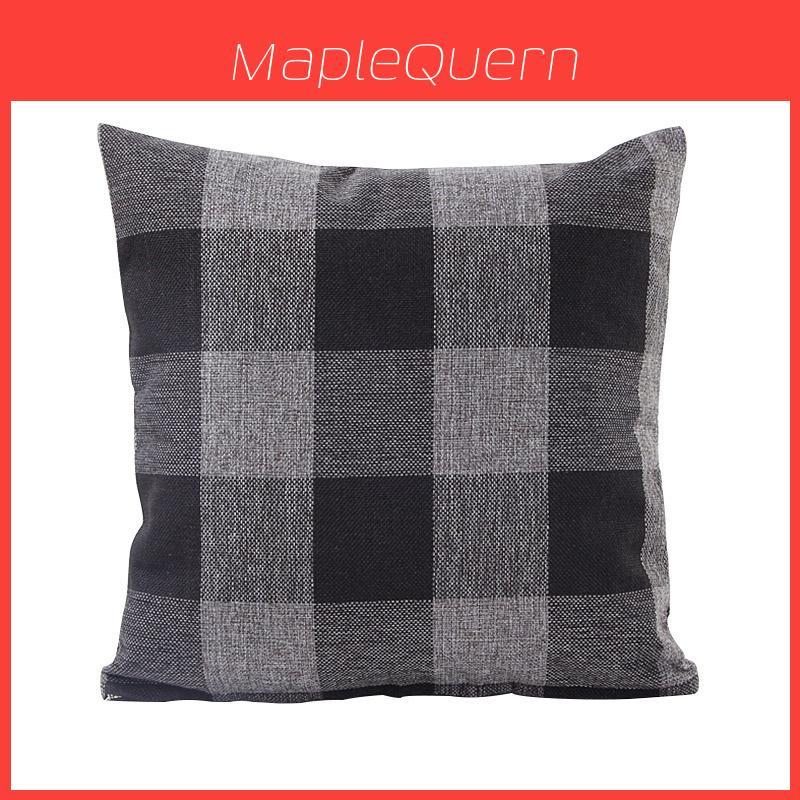 Lattice Cotton Linen Throw Pillow Case Cushion Cover With Premium Quality Material