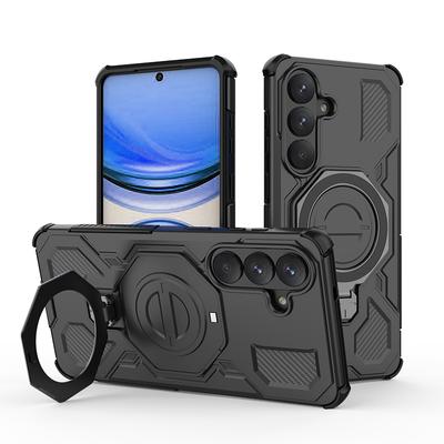Hard Protective Case for Samsung Galaxy S26 Ultra S25 FE S26 Plus A17 5G A56 A36 A16 A55 Finger Ring Holder Armor Cover