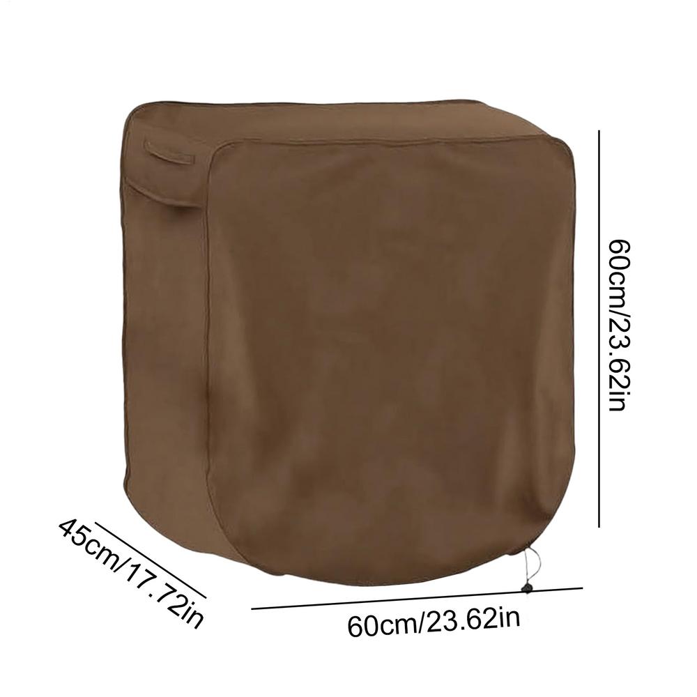 

Garden Hose Reel Protector UV Resistant Waterproof Anti-Fading Retractable Hose Reel Cover For Outdoor Yard Backyard Farm шоколадний