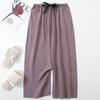 Cotton Silk Pajama Pants for Women, New Summer Style, Thin Cotton Casual Pants, Can Be Worn Outside, Large Size Home Pants
