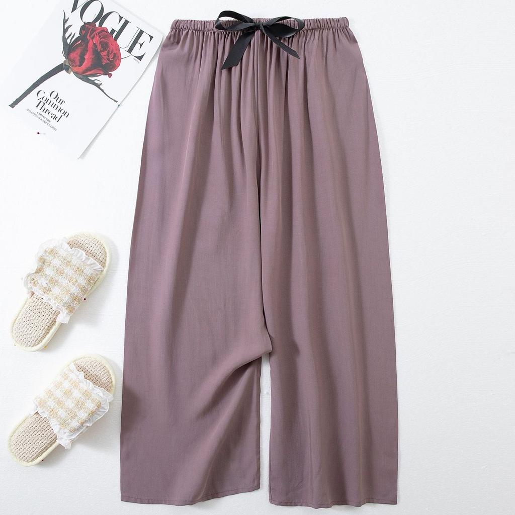 Cotton Silk Pajama Pants for Women, New Summer Style, Thin Cotton Casual Pants, Can Be Worn Outside, Large Size Home Pants