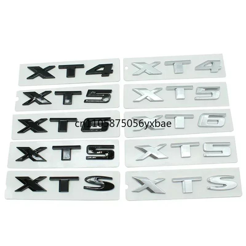 3D Car Rear Trunk Sticker Logo Letters Decals Badge for Cadillac XT4 XT5 XT6 XTS CT4 CT5 CT6 AWD ATS-L Auto Exterior Accessories