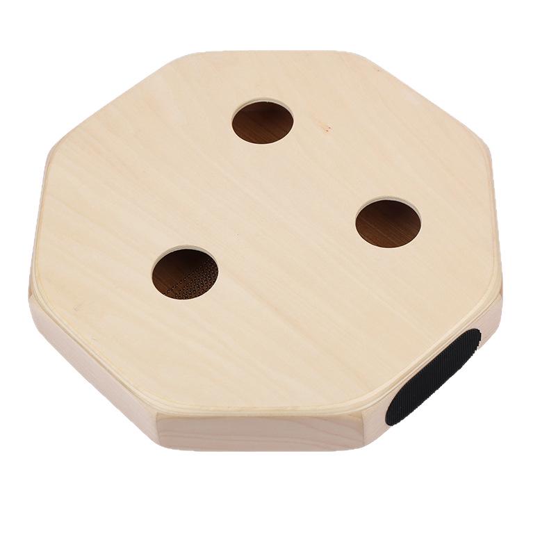 GECKO Travel Octagonal Cajon: Portable Dual Sound Hand Drum