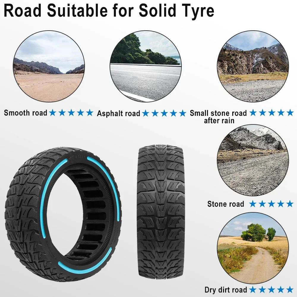 8.5 Inch Solid Tubeless Tire For Speedway Leger Electric Scooter Explosion-Proof Off-road Tyre for Dualtron Mini 8.5x 2.5 Rubber Tyres