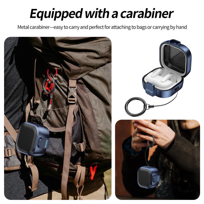 Für Samsung Galaxy Buds 4 Pro Hülle mit Schloss Schutzhülle Hybrid Hülle