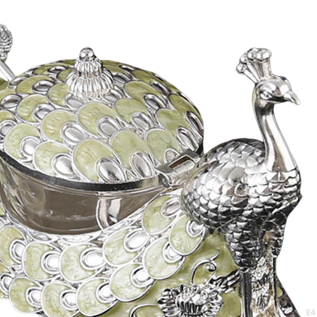 Reusable Zinc Alloy Condiment Dispenser for Weddings, Decoration, Entertainment, Desktop Organizer,