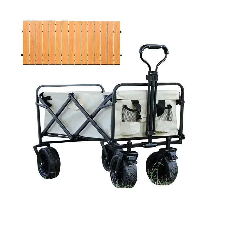 Tri-polar TP5508 Camping Wagon with Wooden Tabletop 8 inch