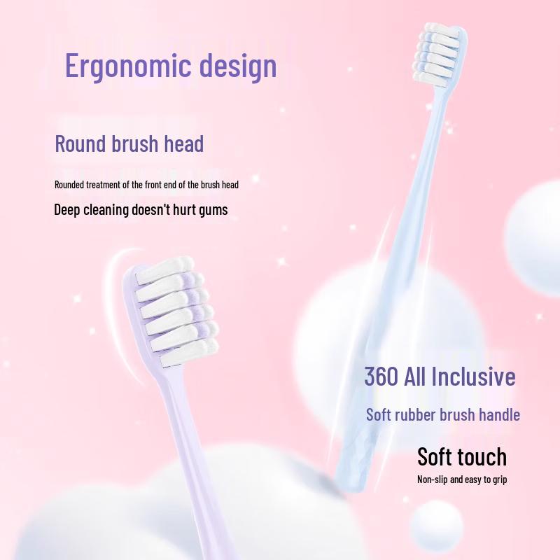 Leng Suan Ling Cloud Feeling Small Wide Head Soft Toothbrush 6-Pack