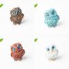 Figurine Hibou en Résine Cristal Pour Décoration Maison Bureau Cadeau Pour Amis Et Famille