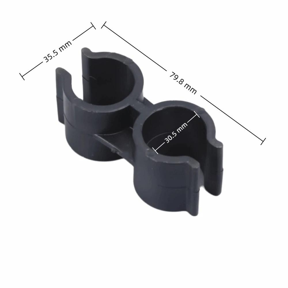 10Pcs 20/25/32mm Dual Pipe Clip Double-ended Tube Clips  Agricultural Irrigation