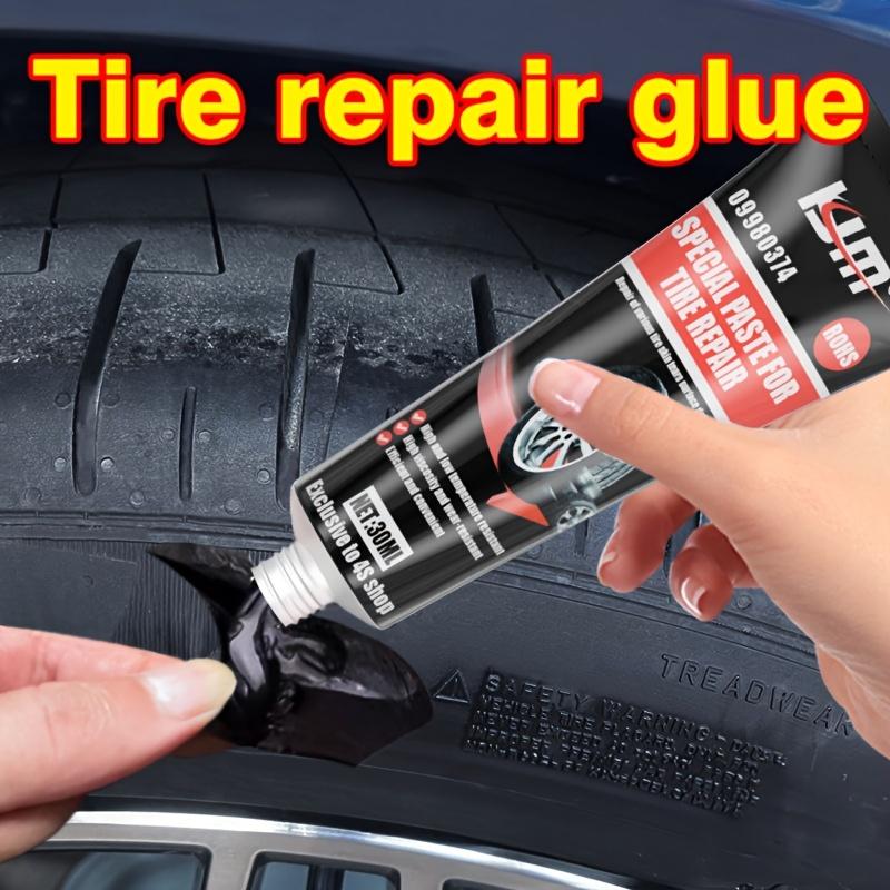Tire Repair Patches - Special Rubber for Immediate Bonding of Tire Sidewalls, Waterproofing, Heat Resistance, and Filling Cracks