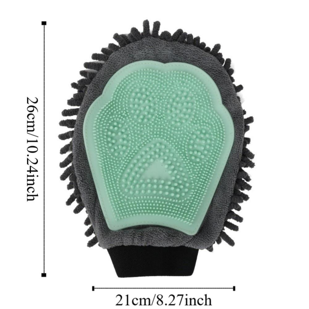 Pet Comb Cat Deshedding Comb Double Sided Pet Bath Brush Dog Cat Bath Massage Gloves  for Dog Cat