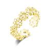 Neuer Vergoldeter Farb-Zirkon Zehenring Hohe Qualität Nicht Verblassender Schmuck Mode Luxus Accessoires Sommergeschenk für Damen