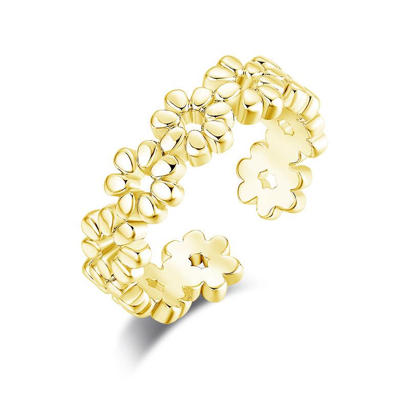 Neuer Vergoldeter Farb-Zirkon Zehenring Hohe Qualität Nicht Verblassender Schmuck Mode Luxus Accessoires Sommergeschenk für Damen