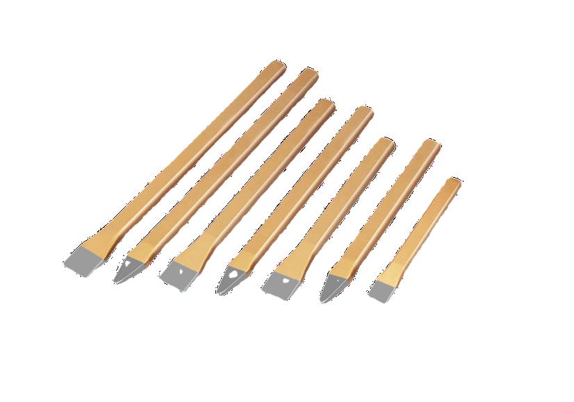 Alloy Steel Flat Head Chisel Set