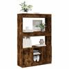 Highboard Smoked Oak 92 x 33 x 140 cm Wood Based Panel