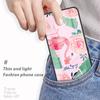 For iPhone 15 Pro Pattern Printing Back Cover Anti-Scratch Tempered Glass+PC+TPU Phone Case