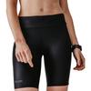 Slim Fit Elasticated Comfortable Casual Shorts Women's Black