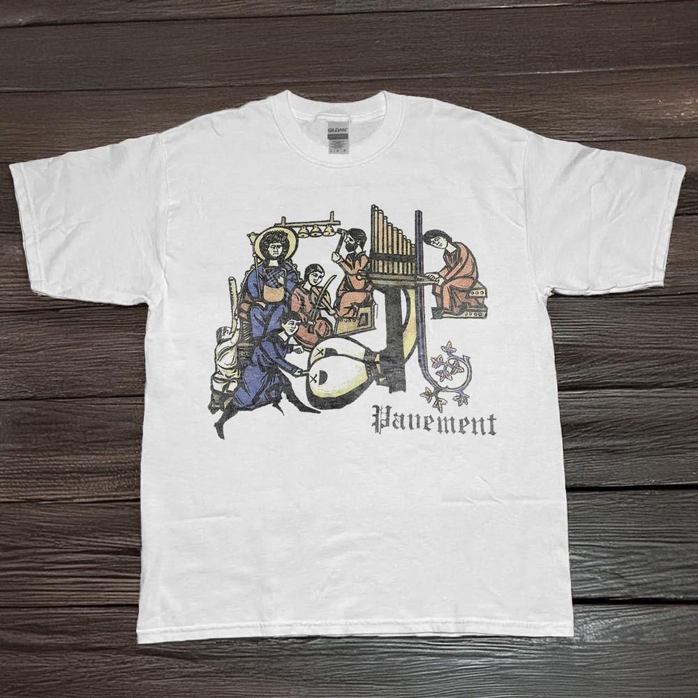 90s Pavement band Light Blue Short Sleeve Unisex T shirt Classic style Unisex T-Shirt S