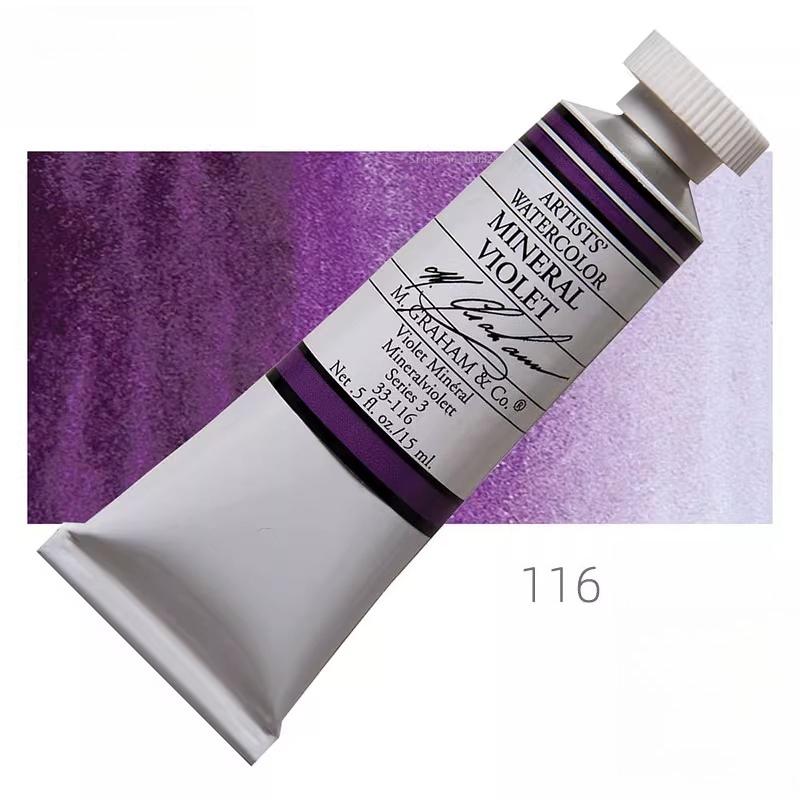 15ml / Tube American Watercolor Pigments Artist's Painting Art Supplies Hand-drawn Illustrations Creative Travel Water Color
