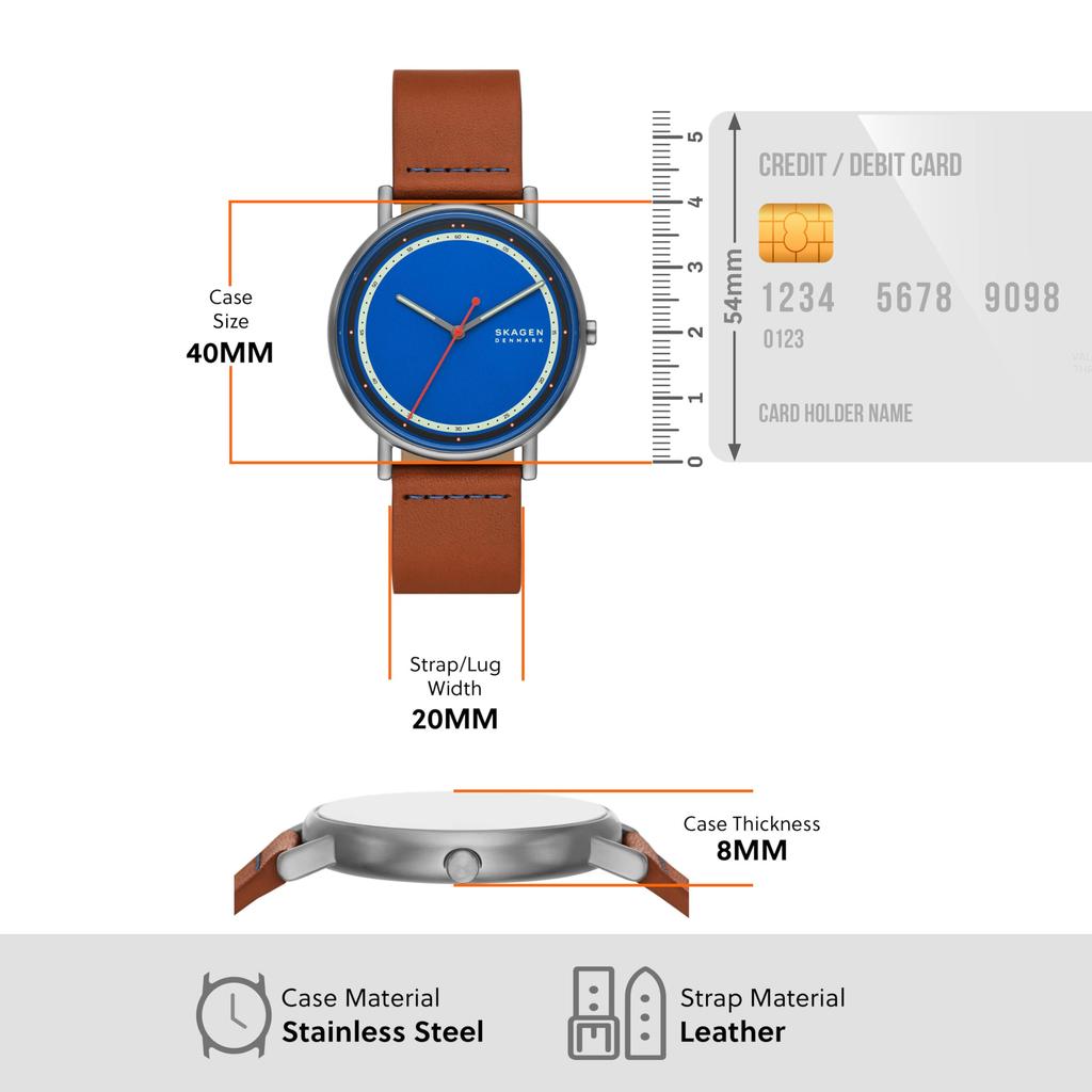 Skagen SIGNATUR SKW6899 Brown Watch Men's