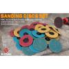 SIFANG 2 Inch R-type Abrasive Disc Sanding Disc Roll Lock Surface Pad Polishing Sandpaper Quick Change Disc For Rotary Tool