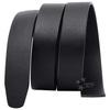 MACBELT Men's Belt, No Holes, Large Size, Genuine Leather, BusinessCasual, Auto-Lock, 35mm Width, MBC-481bk-BK
