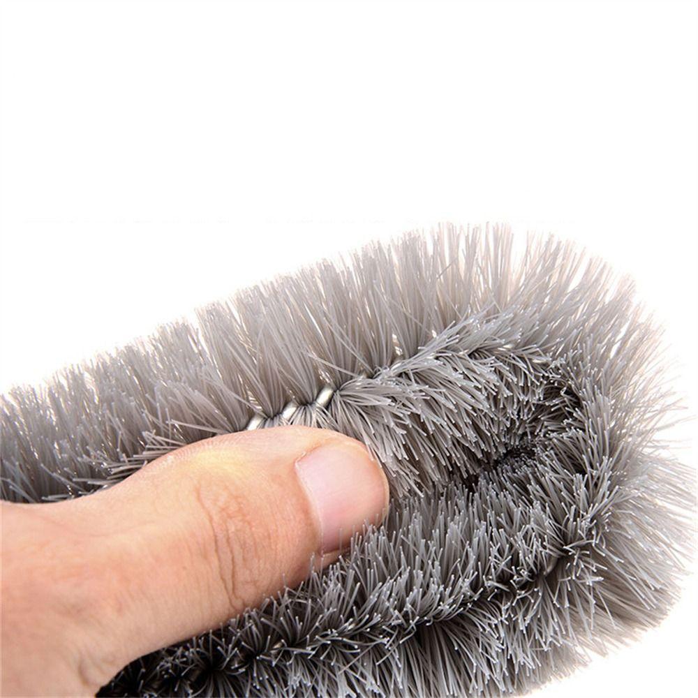 Auto Tire Car Cleaning Brush T-bend Handle Wheel Hub Scrubber New Car Washing